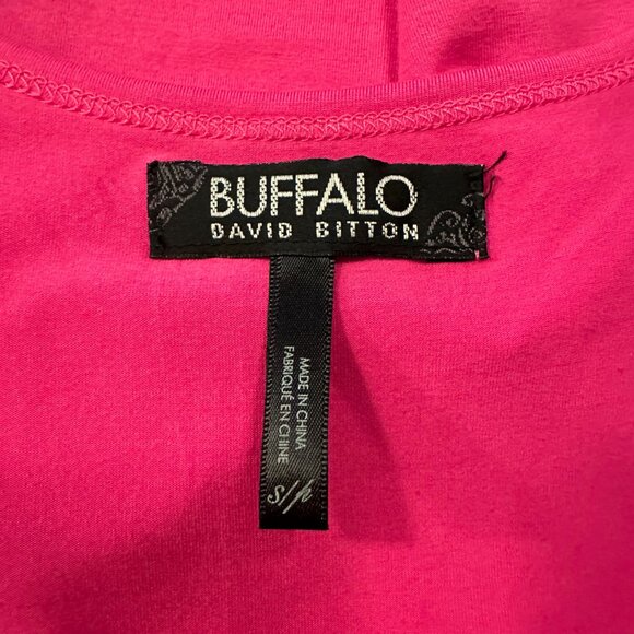 Buffalo David Bitton Hot Pink Tank Top Womens Size S Y2K - Picture 5 of 7